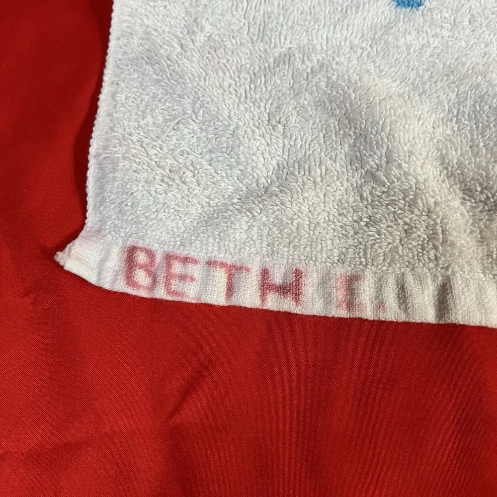 Vintage Sesame Street Beach Bath Towel 27x52 Big Bird Bert Earnie Cookie Monster